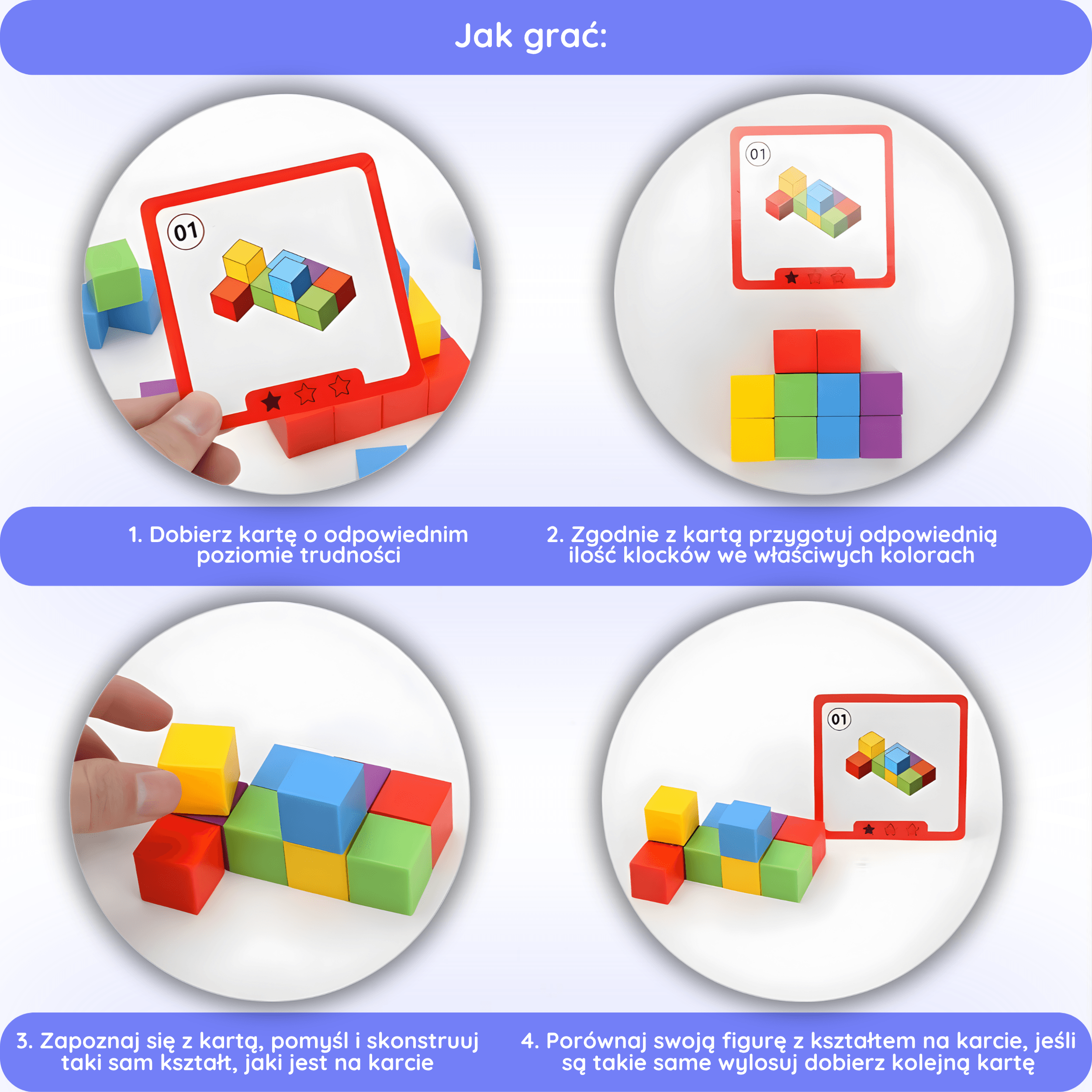 LogiCubes - Klocki Montessori