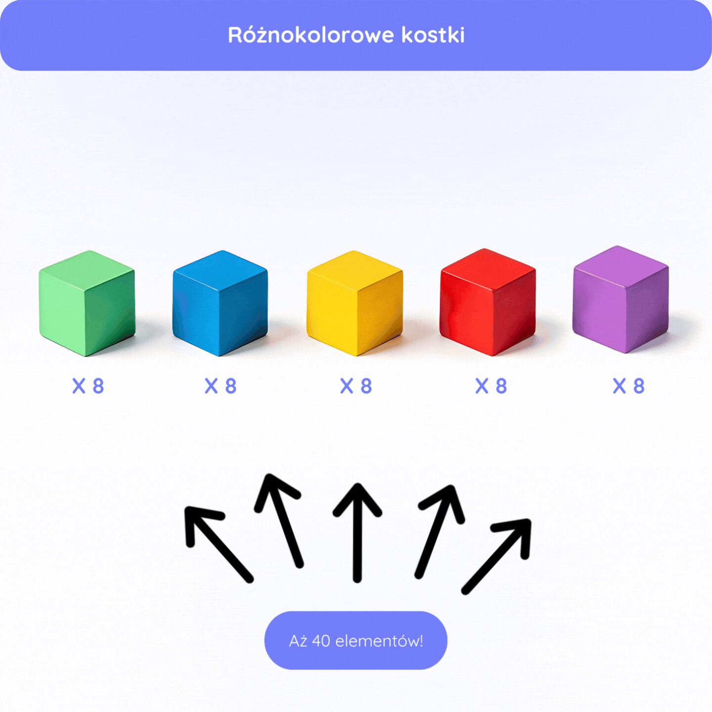 LogiCubes - Klocki Montessori