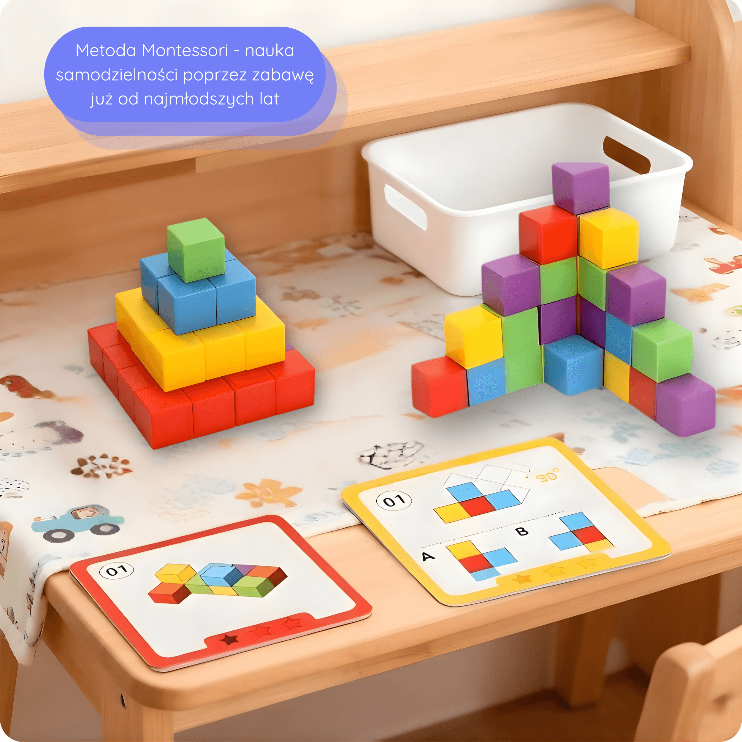 LogiCubes - Klocki Montessori