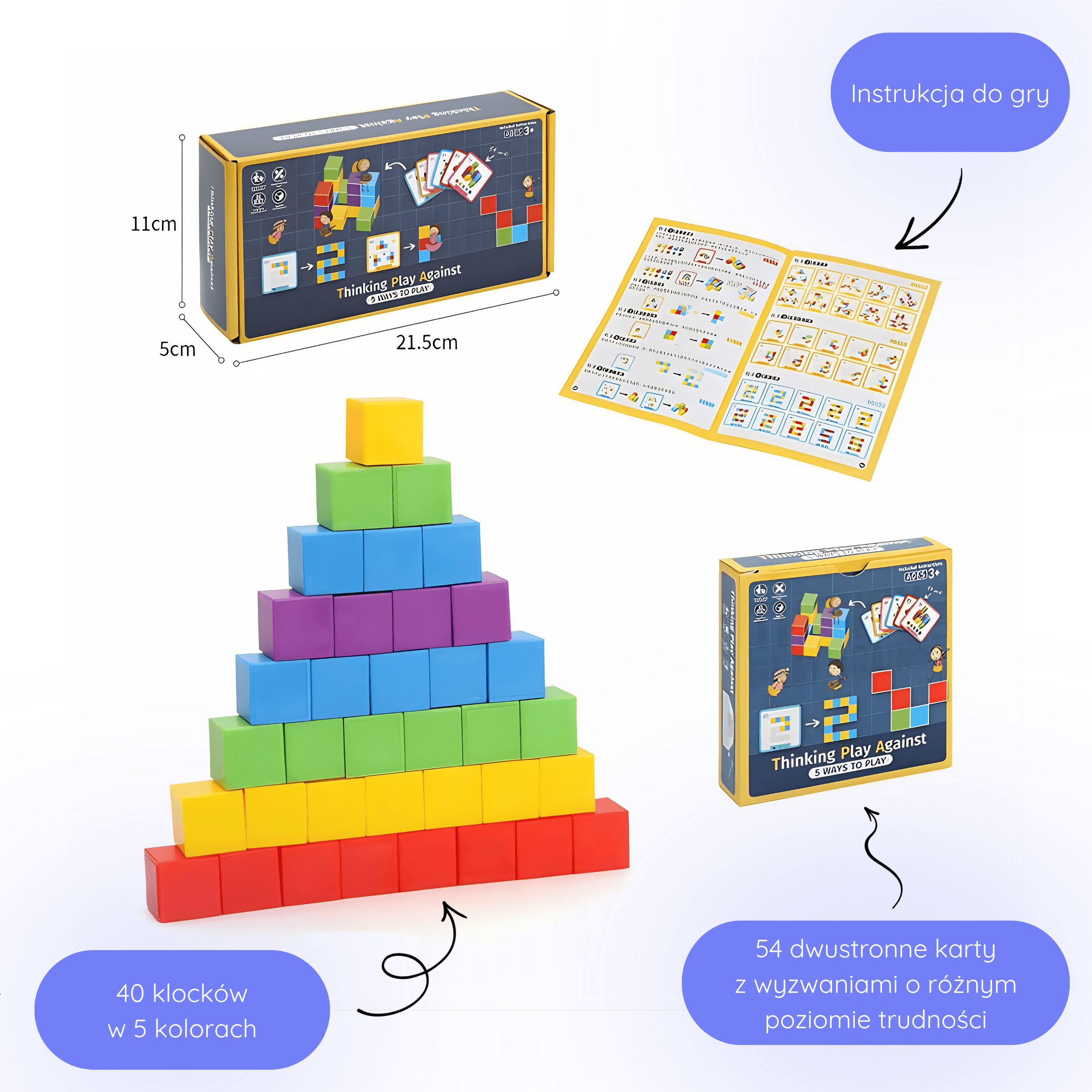 LogiCubes - Klocki Montessori